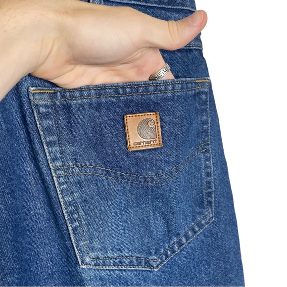 Carhartt denim blue loose fit jeans - Picture 6 of 8